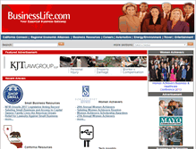 Tablet Screenshot of businesslife.com