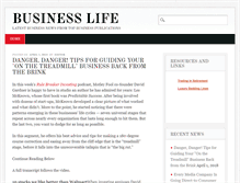 Tablet Screenshot of businesslife.info
